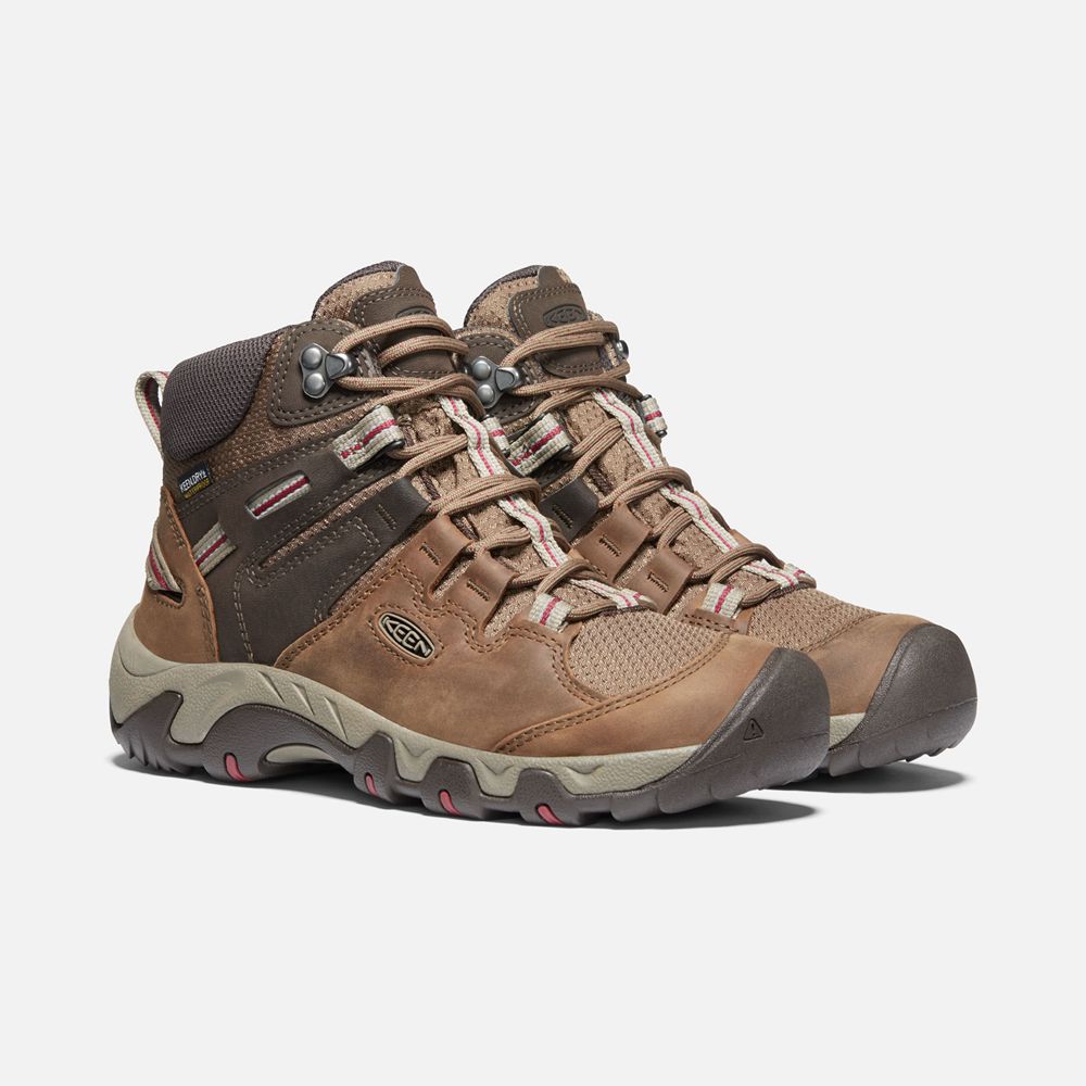 Keen Outdoor Bot Kadın Kahverengi - Steens Deri Waterproof - Türkiye DZSP96421